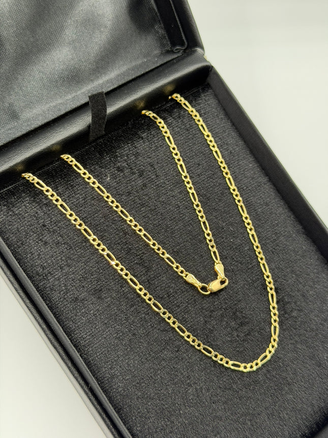 Cadena It figaro 3x1 Oro amarillo 18k +3 / 2,90 Gr / 2,3 mm / 50 Cm