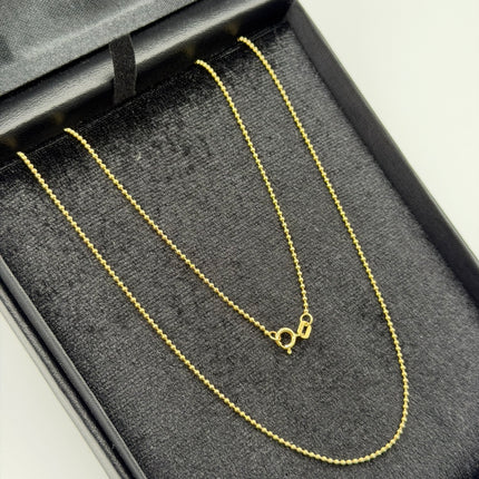 Cadena It mini militar Oro amarillo 18k +3 / 3,20 Gr / 1,25 mm / 50 Cm