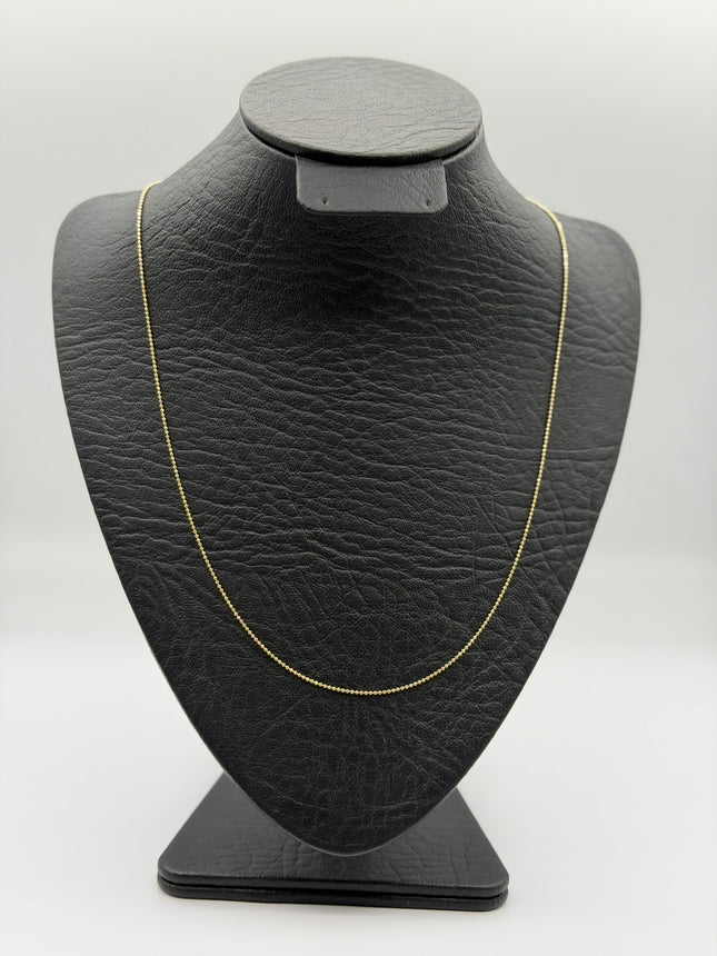 Cadena It mini militar Oro amarillo 18k +3 / 2,24 Gr / 1 mm / 50 Cm