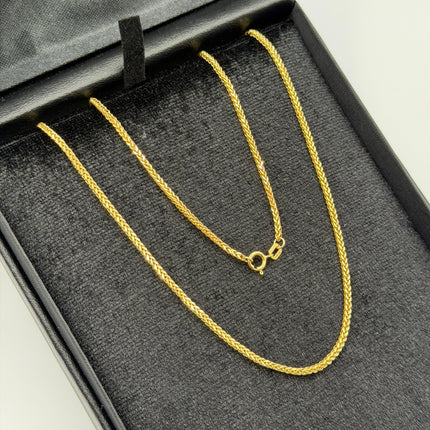 Cadena It franco Oro amarillo 18k +3 / 2,44 Gr / 1,35 mm / 50 Cm