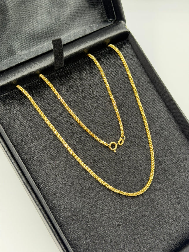 Cadena It franco Oro amarillo 18k +3 / 2,44 Gr / 1,35 mm / 50 Cm