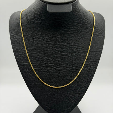Cadena It franco Oro amarillo 18k +3 / 2,44 Gr / 1,35 mm / 50 Cm