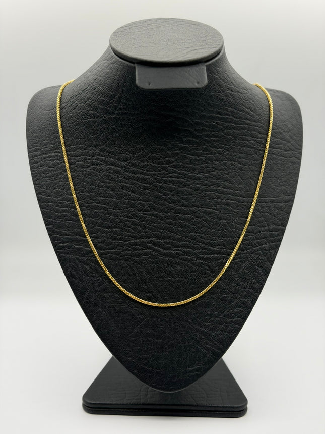 Cadena It franco Oro amarillo 18k +3 / 1,73 Gr / 1,5 mm / 50 Cm