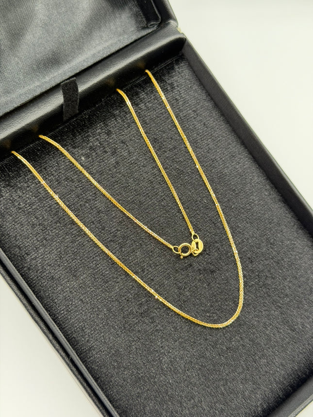 Cadena It franco Oro amarillo 18k +3 / 1,73 Gr / 1,5 mm / 50 Cm
