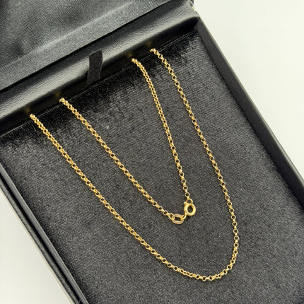 Cadena It roll on Oro amarillo 18k +3 / 1,40 Gr / 1,8 mm / 50 Cm