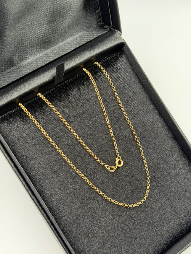 Cadena It roll on Oro amarillo 18k +3 / 1,40 Gr / 1,8 mm / 50 Cm