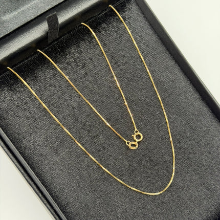 Cadena It veneciana Oro amarillo 18k +3 / 1,35 Gr / 0,65 mm / 50 Cm