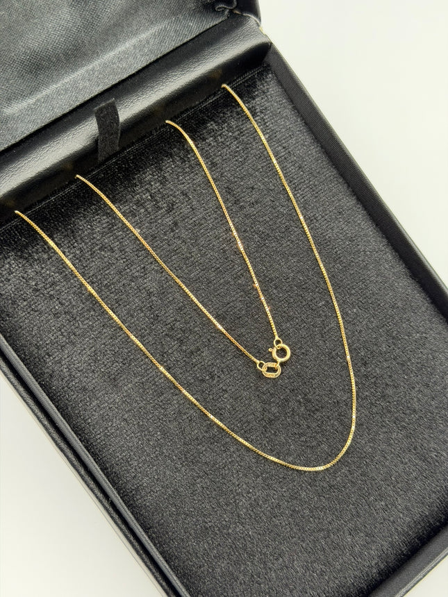 Cadena It veneciana Oro amarillo 18k +3 / 1,35 Gr / 0,65 mm / 50 Cm