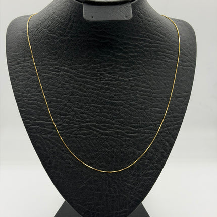 Cadena It veneciana Oro amarillo 18k +3 / 1,16 Gr / 0,7 mm / 50 Cm