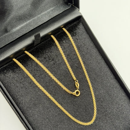 Cadena It tejido chino Oro amarillo 18k +3 / 4,38 Gr / 2,2 mm / 45 Cm