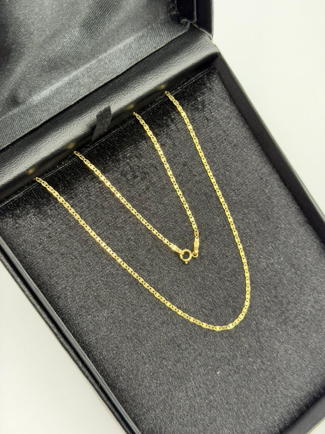Cadena It plana Oro amarillo 18k +3 / 1,57 Gr / 1,2 mm / 45 Cm